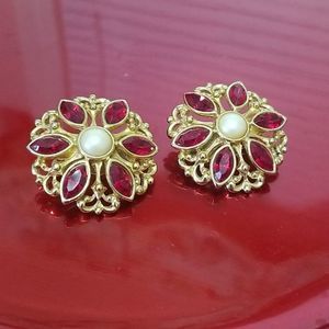 Vintage Avon Clip Earrings